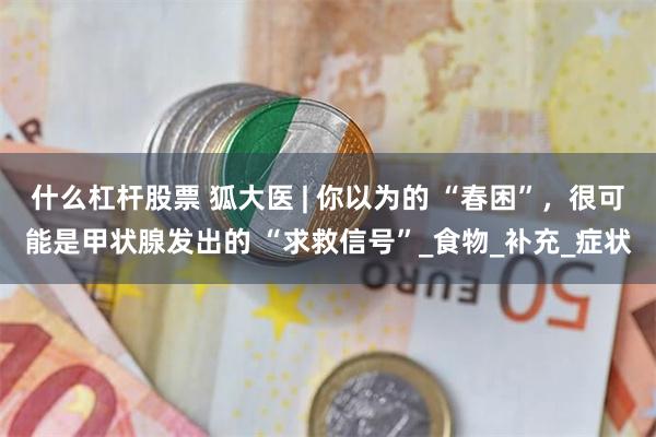 什么杠杆股票 狐大医 | 你以为的 “春困”，很可能是甲状腺发出的 “求救信号”_食物_补充_症状