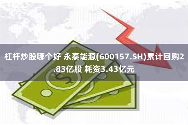 杠杆炒股哪个好 永泰能源(600157.SH)累计回购2.83亿股 耗资3.43亿元