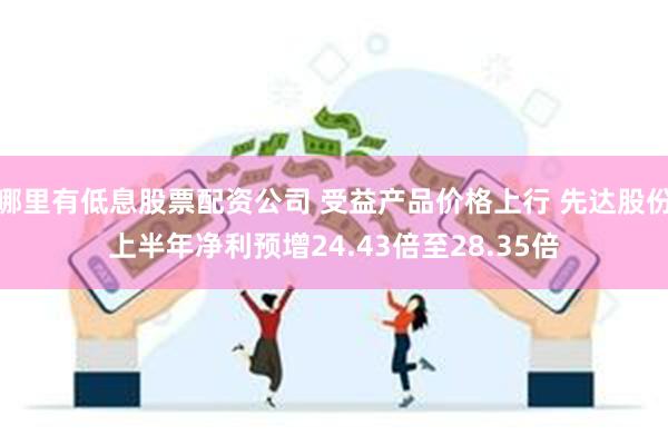 哪里有低息股票配资公司 受益产品价格上行 先达股份上半年净利预增24.43倍至28.35倍