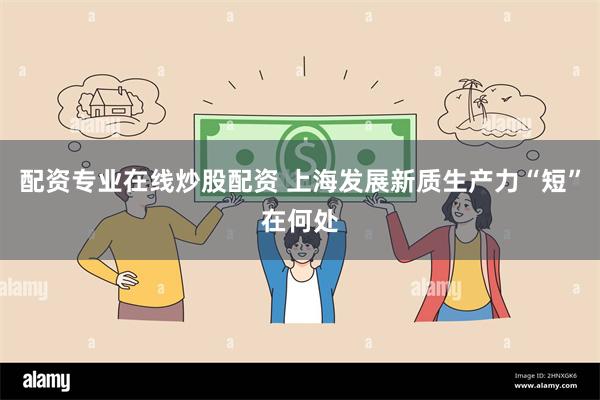 配资专业在线炒股配资 上海发展新质生产力“短”在何处