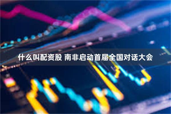 什么叫配资股 南非启动首届全国对话大会
