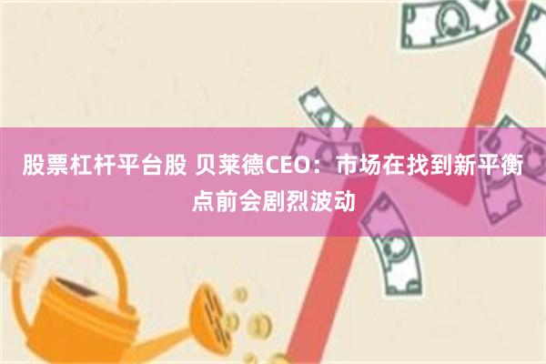 股票杠杆平台股 贝莱德CEO：市场在找到新平衡点前会剧烈波动