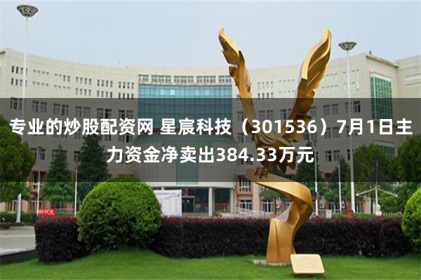 专业的炒股配资网 星宸科技（301536）7月1日主力资金净卖出384.33万元