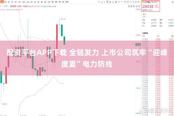 配资平台APP下载 全链发力 上市公司筑牢“迎峰度夏”电力防线