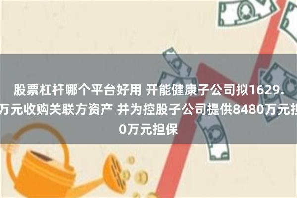 股票杠杆哪个平台好用 开能健康子公司拟1629.51万元收购关联方资产 并为控股子公司提供8480万元担保