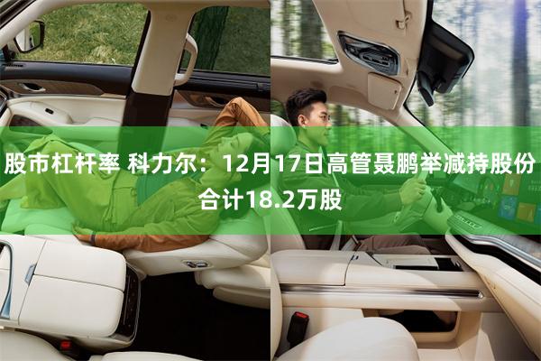 股市杠杆率 科力尔：12月17日高管聂鹏举减持股份合计18.2万股