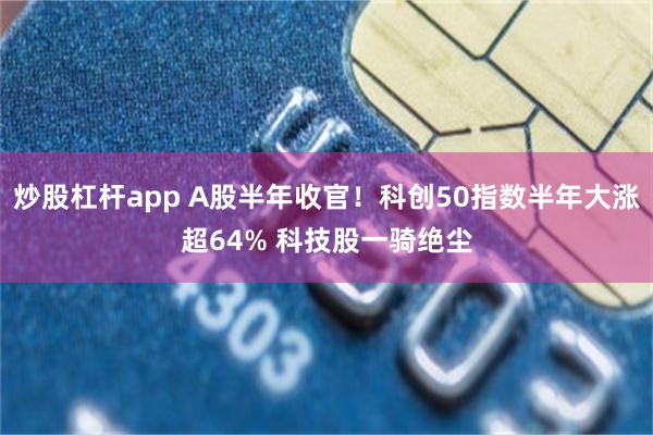 炒股杠杆app A股半年收官!科创50指数半年大涨超64% 科技股一骑绝尘