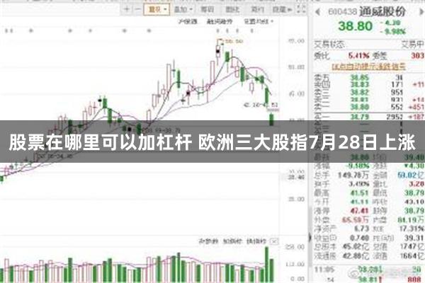 股票在哪里可以加杠杆 欧洲三大股指7月28日上涨