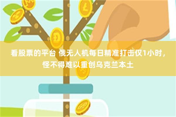 看股票的平台 俄无人机每日精准打击仅1小时，怪不得难以重创乌克兰本土