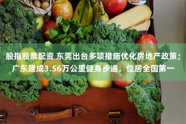 股指股票配资 东莞出台多项措施优化房地产政策;广东建成3.56万公里健身步道,位居全国第一